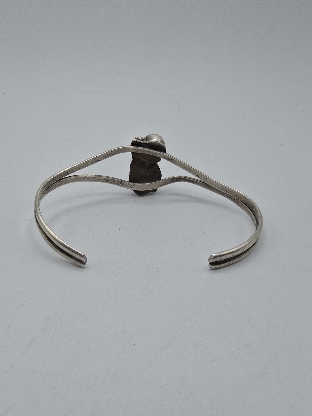 VTG Sterling Silver Cuff Bracelet Southwestern Style Size 5.25" 9g READ - Picture 2 of 15